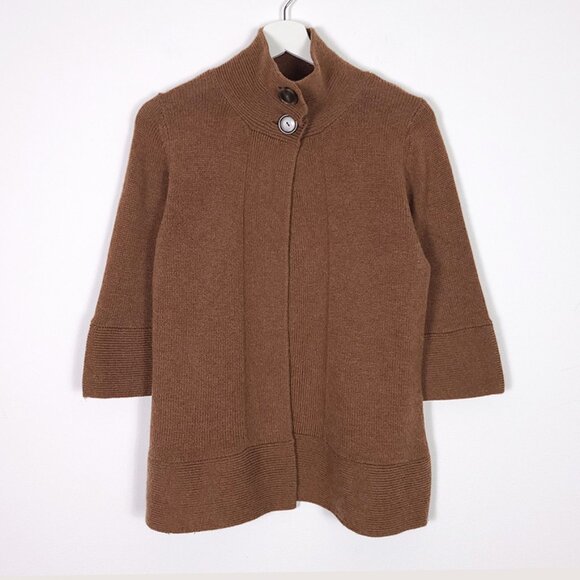 Patagonia Brown Lambswool Sweater - Picture 1 of 8